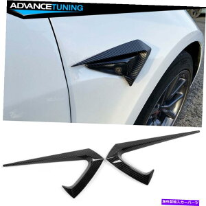 CO GAp[c 17-22eXf3J[{t@Co[vgGAt[xgTChtF_[g For 17-22 Tesla Model 3 Carbon Fiber Print Air Flow Vent Side Fender Decor Trim