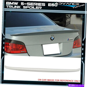 CO GAp[c 04-10 BMW E60 5V[YACyCg300ApCzCgIIIgNX|C[-ABS 04-10 BMW E60 5 Series AC Painted #300 Alpine White III Trunk Spoiler - ABS