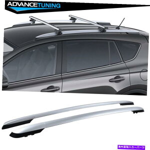 CO GAp[c 13-18 TOYOTA RAV4 XA40 OE FactoryX^Cgbv[tbNTCh[o[ - Fits 13-18 Toyota RAV4 XA40 OE Factory Style Top Roof Rack Side Rail Bars -