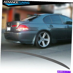 �C�O�� �G�A���p�[�c �K��02-08 E65�t�F�Z���t�g�O7�V���[�YM-Tech MSPORT�J�[�{���t�@�C�o�[CF�g�����N�X�|�C���[ Fits 02-08 E65 Pre-Facelift 7-Series M-Tech Msport Carbon Fiber CF Trunk Spoiler�y���s�A���i�z