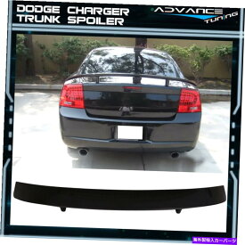 海外製 エアロパーツ フィット06-10ダッジチャージャートランクスポイラーペイント#PXRブリリアントブラックパール Fits 06-10 Dodge Charger Trunk Spoiler Painted #PXR Brilliant Black Pearl