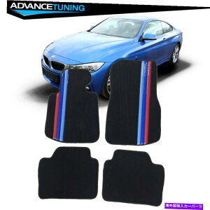 CO GAp[c tBbg14-20 F32 4V[Y4DRiCtgAOEtA}bgMJ[XgCv Fits 14-20 F32 4 Series 4Dr Nylon Front & Rear OE Floor Mats M Color Stripe