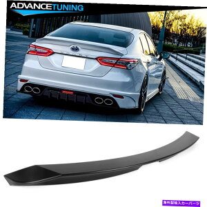CO GAp[c tBbg18-22g^JPBX^CAgNX|C[}bgubNvC}[ABS Fits 18-22 Toyota Camry PB Style Rear Trunk Spoiler Matte Black Primer ABS