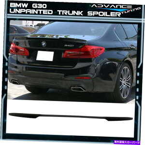 CO GAp[c tBbg17-22 5V[YG30Z_4DR M4 VX^CgNX|C[EBO - hĂȂABS Fits 17-22 5 Series G30 Sedan 4Dr M4 V Style Trunk Spoiler Wing - Unpainted ABS