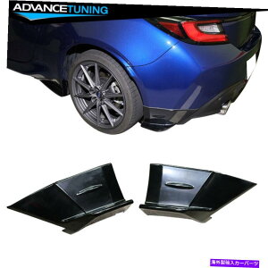 CO GAp[c 22-23 Subaru Brz Toyota GR86 STIAop[bvGvXpbgoXABS 2PCS For 22-23 Subaru BRZ Toyota GR86 STI Rear Bumper Lip Apron Spat Valance ABS 2PCS