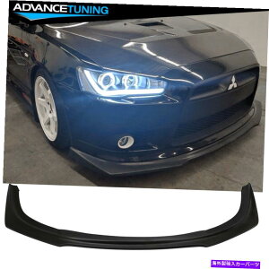 �C�O�� �G�A���p�[�c �K��09-15 Mitsubishi Lancer ra ralliart gt gts���f���݂̂̃t�����g�o���p�[���b�v Fits 09-15 Mitsubishi Lancer RA Front Bumper Lip For Ralliart GT GTS Model Only