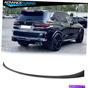 CO GAp[c tBbg19-22 BMW G05 X5 IKONX^CJ[{t@Co[vggNX|C[EBO - ABS Fits 19-22 BMW G05 X5 IKON Style Carbon Fiber Print Trunk Spoiler Wing - ABS