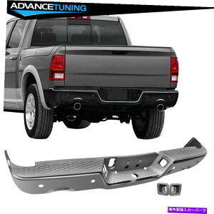 CO GAp[c tBbg09-18_bWRAM 1500fAGL][XgƃZT[z[t̓hĂȂAop[ Fits 09-18 Dodge RAM 1500 Unpainted Rear Bumper w/Dual Exhaust & Sensor Holes