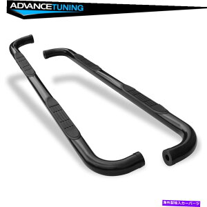 CO GAp[c tBbg05-22g^^R}_uLu3 "EhTChXebvi[to[jO{[h Fits 05-22 Toyota Tacoma Double Cab 3" Round Side Step Nerf Bar Running Board