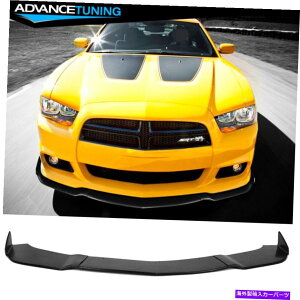 �C�O�� �G�A���p�[�c 12-14�_�b�W�[�d��SRT 3PCS PU�t�����g�o���p�[���b�v�X�v���b�^�[�{�f�B�v���e�N�^�[ Fits 12-14 Dodge Charger SRT 3PCS PU Front Bumper Lip Splitter Body Protector