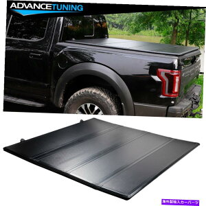 CO GAp[c tBbg04-15Y^C^6'7 "ftgbNxbhNAbh4{n[hgm[Jo[ Fits 04-15 Nissan Titan 6'7" FT Truck Bed Quad Four Fold Hard Tonneau Cover