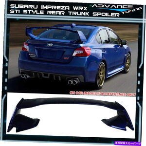 CO GAp[c 12-16̃CvbT15-21 WRX STIX^CgNX|C[yCgMNV[u[^bN For 12-16 Impreza 15-21 WRX STI Style Trunk Spoiler Painted Galaxy Blue Metallic