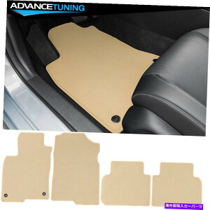 海外製 エアロパーツ 22-23ホンダシビックセダン4PCSナイロンフロアマットカーペットフロント&リア - ベージュ Fits 22-23 Honda Civic Sedan 4PCS Nylon Floor Mats Carpets Front & Rear - Beige