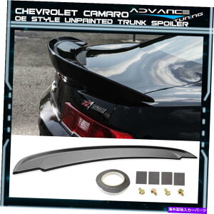 �C�O�� �G�A���p�[�c �t�B�b�g14-15�V�{���[�J�}���t���b�V���}�E���gOE Z28 SS�X�^�C���g�����N�X�|�C���[���h���̕��� Fits 14-15 Chevy Camaro Flush Mount OE Z28 SS Style Trunk Spoiler Unpainted ABS