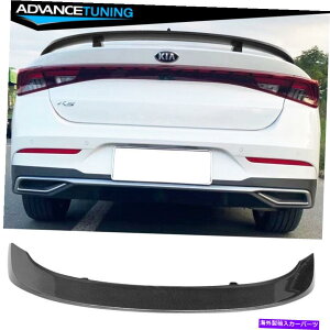 CO GAp[c K2021-2022 kia k5AgNX|C[EBOabs mgX^CJ[{t@Co[vg Fits 2021-2022 Kia K5 Rear Trunk Spoiler Wing ABS MG Style Carbon Fiber Print