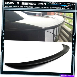 CO GAp[c 06-11 BMW 3V[YE90gNX|C[OEMyCg475ubNTt@CA^bN 06-11 BMW 3 Series E90 Trunk Spoiler OEM Painted # 475 Black Sapphire Metallic