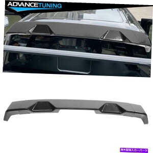 CO GAp[c tBbg09-14tH[hF-150CRJ[{t@Co[vgCFL ABSgbvA[tl^o Fits 09-14 Ford F-150 IKON Carbon Fiber Print CFL ABS Top Rear Roof Spoiler Wing