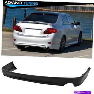 CO GAp[c 09-10g^J[Z_KX^CAop[bvX|C[ Fits 09-10 Toyota Corolla Sedan K-Style Rear Bumper Lip Spoiler