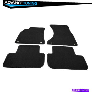 CO GAp[c tBbg09-16AEfBA4 S4 2DR 4DRubNiCJ[tA}bgJ[ybg4PCS Fits 09-16 Audi A4 S4 2Dr 4Dr Black Nylon Car Floor Mats Carpets 4Pcs