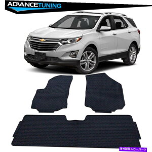 CO GAp[c tBbg18-20V{[equinoxo[I[EFU[tA}bgJ[ybg Fits 18-20 Chevy Equinox Rubber All Weather Floor Mat Carpets