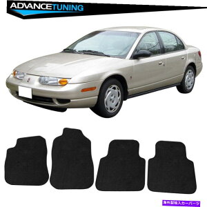 CO GAp[c tBbg00-02yLSV[YZ_tA}bgJ[ybgubNiC4s[X Fits 00-02 Saturn LS-Series Sedan Floor Mats Carpet Black Nylon 4 Pieces