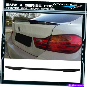 CO GAp[c tBbg15-20 F36ON[yPX^COEMyCgJ[668WFbgubNgNX|C[ Fits 15-20 F36 Gran Coupe P Style OEM Painted Color #668 Jet Black Trunk Spoiler