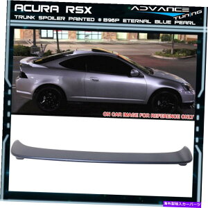 �C�O�� �G�A���p�[�c 02-06 RSX DC5 OE�X�^�C���g�����N�l�^�o��OEM�y�C���g�J���[��B96P�G�^�[�i���u���[�p�[�� 02-06 RSX DC5 OE Style Trunk Spoiler OEM Painted Color #B96P Eternal Blue Pearl�y���s�A���i�z
