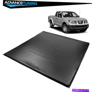 CO GAp[c tBbg05-21YteBA6'1 "ftgbNxbhNAbh4{LEDgm[Jo[ Fits 05-21 Nissan Frontier 6'1" FT Truck Bed Quad Four Fold LED Tonneau Cover