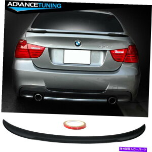 CO GAp[c K06-11 BMW M3 E90 4DRZ_M4X^CgNX|C[EBO}bgubN-ABS Fits 06-11 BMW M3 E90 4DR Sedan M4 Style Trunk Spoiler Wing Matte Black - ABS