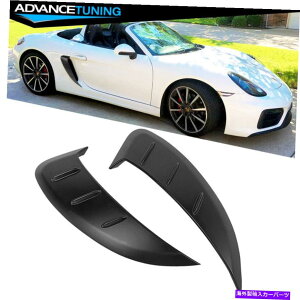 �C�O�� �G�A���p�[�c �t�B�b�g13-16�|���V�F981�{�N�X�^�[�P�C�}��ABS�G�A�C���e�[�N�x���g�X�N�[�v�g�����O����2PC Fits 13-16 Porsche 981 Boxster Cayman ABS Air Intake Vent Scoops Trim Grille 2PC