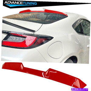 CO GAp[c 22-23XoBRZg^GR86yCgDCKbhVX^CA[tl^oABS Fits 22-23 Subaru BRZ Toyota GR86 Painted DCK Red V Style Rear Roof Spoiler ABS