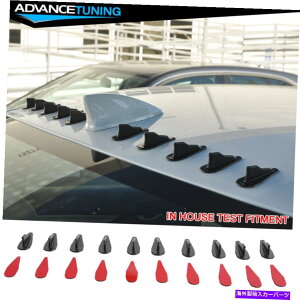 CO GAp[c jo[TG{[tV[NtBl^oQd@10 PC PP Universal EVO Roof Shark Fins Spoiler Vortex Generator 10 PC PP