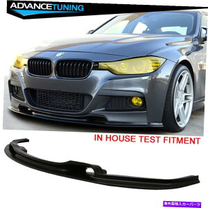 CO GAp[c 12-18 BMW F30 3V[YVRX^Chtgop[bvX|C[-PU Fits 12-18 BMW F30 3 Series VR Style Unpainted Front Bumper Lip Spoiler - PU