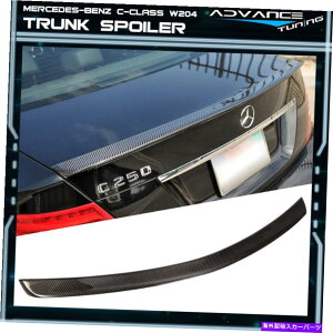 CO GAp[c 08-14ZfXxcCNXW204 4DAgNX|C[EBO - J[{t@Co[ 08-14 Mercedes-Benz C-Class W204 4D Rear Trunk Spoiler Wing - Carbon Fiber