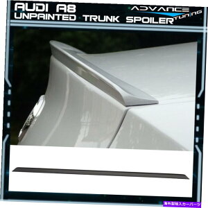 CO GAp[c 98-02AEfBA8 4DR SfPVX^ChubNgNX|C[-PUF 98-02 Audi A8 4Dr S Model PV Style Unpainted Black Trunk Spoiler - PUF