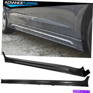 �C�O�� �G�A���p�[�c �t�B�b�g17-18�q�����_�C�G�����g��SPW�X�^�C���T�C�h�X�J�[�g�g��PP Fits 17-18 Hyundai Elantra SPW Style Side Skirts Extension Unpainted PP�y���s�A���i�z