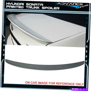 CO GAp[c 11-14 YF Sonata 4d ABTgNX|C[OEMyCg#SMˋ⃁^bN For 11-14 YF Sonata 4D ABT Trunk Spoiler OEM Painted #SM Radiant Silver Metallic
