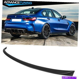 �C�O�� �G�A���p�[�c 21 BMW G80 M3 MP�X�^�C�����A�g�����N�X�|�C���[�E�B���O�}�b�g�u���b�N - ABS Fits 21 BMW G80 M3 MP Style Rear Trunk Spoiler Wing Matte Black - ABS�y���s�A���i�z