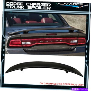 CO GAp[c tBbg11-22_bW[dZ_4hAgNX|C[EBOyCgPX8ubN Fits 11-22 Dodge Charger Sedan 4-Door Trunk Spoiler Wing Painted #PX8 Black