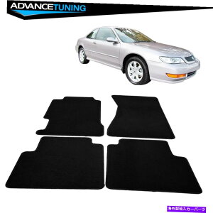 CO GAp[c tBbg96-98 Acura Tl SedantgAJ[tA}bgubNiC4PC Fits 96-98 Acura TL Sedan Front Rear Car Floor Mats Black Nylon 4PC