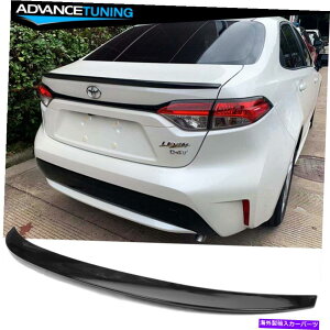 CO GAp[c 20-22g^J[Z_4DRCRAgNX|C[EBOOXubNAu Fits 20-22 Toyota Corolla Sedan 4DR IKON Rear Trunk Spoiler Wing Gloss Black ABS