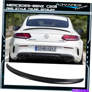 CO GAp[c tBbg15-21xcCNXC205 W205 2DRN[yAMGX^CgNX|C[-ABS Fits 15-21 Benz C-Class C205 W205 2Dr Coupe AMG Style Trunk Spoiler - ABS