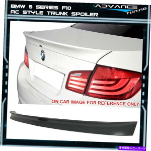 CO GAp[c 11-16 BMW 5V[YF10 4DRZ_ACX^ChgNX|C[EBO-ABS 11-16 BMW 5 Series F10 4Dr Sedan AC Style Unpainted Trunk Spoiler Wing - ABS