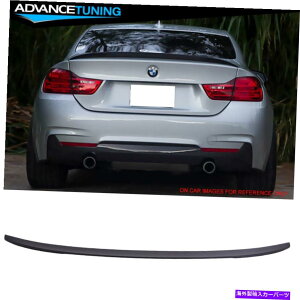 海外製 エアロパーツ フィット14-20 BMW F32 4シリーズパフォーマンストランクスポイラーペイントマットブラック Fits 14-20 BMW F32 4 Series Performance Trunk Spoiler Painted Matte Black