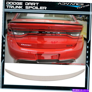 CO GAp[c tBbg13-16_bW_[gOEX^ChPW7邢AgNX|C[bv Fits 13-16 Dodge Dart OE Style Painted #PW7 Bright White Rear Trunk Spoiler Lip