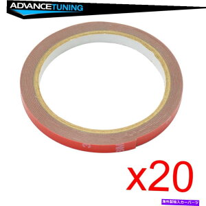 CO GAp[c 20x[ėp̂ڒ܃A^b`g}Eg3mʃe[v 20x Rolls Versatile Adhesive Attachment Mounting 3M Double Sided Tape