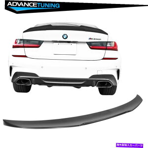 CO GAp[c tBbg19-22 BMW G20Z_4hAVX^ChgNX|C[EBO-ABS Fits 19-22 BMW G20 Sedan 4-Door V Style Unpainted Trunk Spoiler Wing - ABS