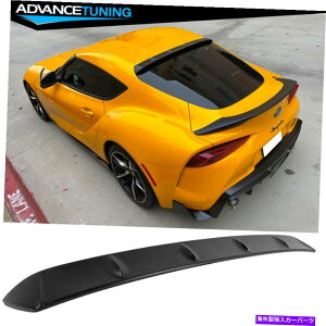 CO GAp[c 20-22g^GRX[vJ29 MK5 V2hubNAuXA[tl^oEBO Fits 20-22 Toyota GR Supra J29 MK5 V2 Unpainted Black ABS Rear Roof Spoiler Wing