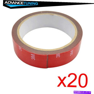 CO GAp[c 20x[ANtH[3mʃe[v͂Ȑڒ܃A^b`g 20x Rolls Acrylic Foam 3M Double Sided Tape Strong Adhesive Attachment