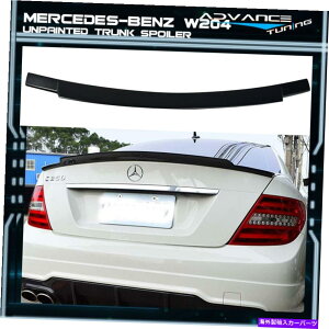 CO GAp[c tBbg08-14xcCNXW204 4DRZ_vX^ChgNX|C[-ABS Fits 08-14 Benz C-Class W204 4Dr Sedan V Style Unpainted Trunk Spoiler - ABS